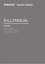 Samsung harman kardon HW-Q80R Full Manual preview