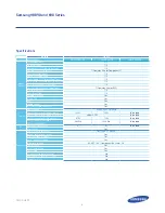 Preview for 11 page of Samsung HB890 Specifications