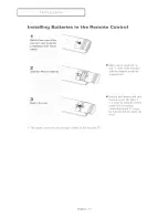 Preview for 17 page of Samsung HC-P4241W Owner'S Instructions Manual