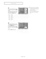 Preview for 38 page of Samsung HC-P4241W Owner'S Instructions Manual