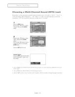 Preview for 45 page of Samsung HC-P4241W Owner'S Instructions Manual