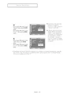 Preview for 49 page of Samsung HC-P4241W Owner'S Instructions Manual