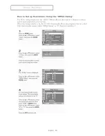 Preview for 55 page of Samsung HC-P4241W Owner'S Instructions Manual