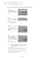 Preview for 58 page of Samsung HC-P4241W Owner'S Instructions Manual