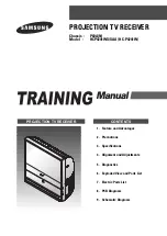 Samsung HC-P4241W Training Manual preview