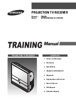 Samsung HC-P4241W Training Manual предпросмотр