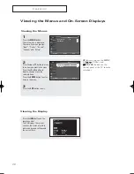 Preview for 22 page of Samsung HC-P4252W Owner'S Instructions Manual