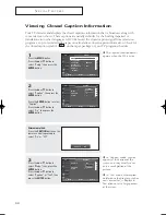 Preview for 56 page of Samsung HC-P4252W Owner'S Instructions Manual