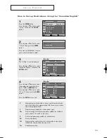 Preview for 56 page of Samsung HC-P4741W Owner'S Instructions Manual