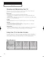 Preview for 61 page of Samsung HC-P4741W Owner'S Instructions Manual