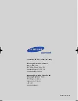 Preview for 65 page of Samsung HC-P4741W Owner'S Instructions Manual