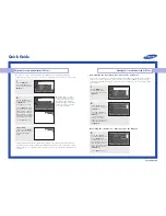 Preview for 2 page of Samsung HC-P5252W Quick Manual