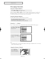 Preview for 33 page of Samsung HC-P5256W Owner'S Instructions Manual