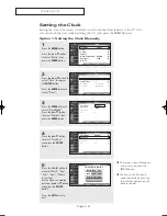 Preview for 41 page of Samsung HC-P5256W Owner'S Instructions Manual