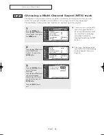 Preview for 54 page of Samsung HC-P5256W Owner'S Instructions Manual