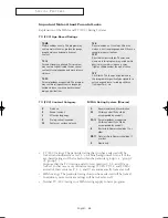 Preview for 64 page of Samsung HC-P5256W Owner'S Instructions Manual