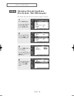 Preview for 66 page of Samsung HC-P5256W Owner'S Instructions Manual