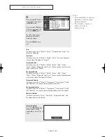 Preview for 67 page of Samsung HC-P5256W Owner'S Instructions Manual