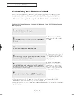 Preview for 76 page of Samsung HC-P5256W Owner'S Instructions Manual