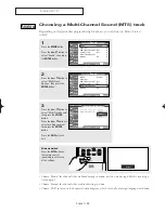 Предварительный просмотр 53 страницы Samsung HC-S4755W Owner'S Instructions Manual