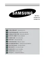 Preview for 1 page of Samsung HC9247TG User Instructions