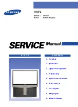 Preview for 1 page of Samsung HCH551WX Service Manual