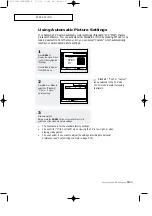 Предварительный просмотр 33 страницы Samsung HCJ552W Owner'S Instructions Manual