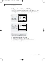 Предварительный просмотр 35 страницы Samsung HCJ552W Owner'S Instructions Manual