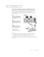 Предварительный просмотр 23 страницы Samsung HCN4226W Owner'S Instructions Manual