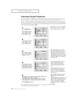 Предварительный просмотр 54 страницы Samsung HCN4226W Owner'S Instructions Manual