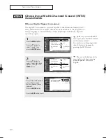 Preview for 60 page of Samsung HCN5529W Owner'S Instructions Manual