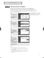 Preview for 71 page of Samsung HCN5529W Owner'S Instructions Manual