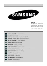Samsung HCO6475TG User Instructions preview