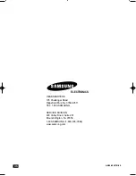 Preview for 75 page of Samsung HD950 Owner'S Manual