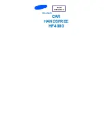 Samsung HF4000 User Manual preview