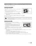 Предварительный просмотр 19 страницы Samsung HG24ED690 Installation Manual