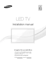 Preview for 1 page of Samsung HG28EC690 Installation Manual