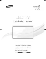 Preview for 1 page of Samsung HG28NC690 Installation Manual