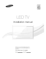 Samsung HG32AD690 Instruction Manual preview