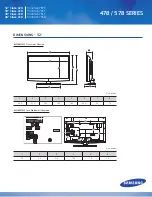 Preview for 4 page of Samsung HG32NA478PF Specifications