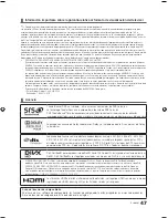 Предварительный просмотр 47 страницы Samsung HG32NB690PF Instalación Manual