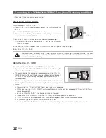 Предварительный просмотр 22 страницы Samsung HG40ED890U Installation Manual