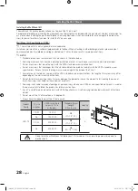 Preview for 28 page of Samsung HG40NA593 Installation Manual