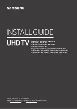 Samsung HG43AJ690Y Install Manual preview