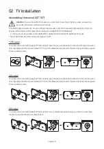 Предварительный просмотр 9 страницы Samsung HG43AJ690Y Install Manual