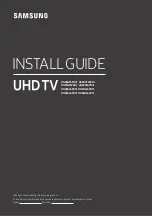 Preview for 1 page of Samsung HG43AJ690YJ Install Manual