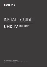 Samsung HG43AT670U Install Manual preview