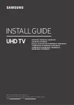 Samsung HG43BU800A Install Manual preview