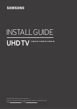 Samsung HG43ET670U Install Manual preview