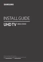 Samsung HG43NJ678U Install Manual preview